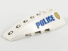 Wedge 6 x 2 Left with Bolts, Blue 'POLICE', and World City Gold Police Badge Pattern