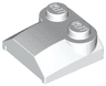 Slope, Curved 2 x 2 x 2/3 with 2 Studs and Curved Sides, Lip End