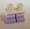 Legs Short with Molded Lavender Lower Legs / Boots  Pattern