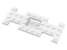 Vehicle, Base 4 x 10 x 2/3 with 2 x 2 Recessed Center with Smooth Underside, No Center Hole