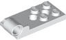Hinge Plate 2 x 4 with Pin Hole and 2 Holes - Bottom