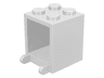 Container, Box 2 x 2 x 2 - Solid Studs