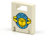 Container, Box 2 x 2 x 2 Door with Slot with Box and Arrows and Globe Pattern