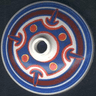 Dish 3 x 3 Inverted (Radar) with Orient India Shield Pattern