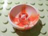 Cylinder Hemisphere 3 x 3 Ball Turret with Marbled Red Pattern