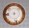 Dish 6 x 6 Inverted (Radar) - Hollow Studs with HP Clock Face Pattern