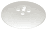 Dish 6 x 6 Inverted (Radar) - Solid Studs