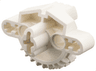 Bionicle Matoran Torso, Gear 9 Tooth with 3 Axle Holes and 2 Pin Holes