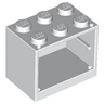 Container, Cupboard 2 x 3 x 2 - Solid Studs