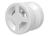 Wheel  8mm D. x 6mm