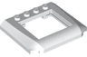 Wedge 5 x 6 x 2/3 Triple Curved with 3 x 4 Cutout for Window (Sunroof)