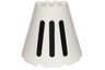 Cone Half 8 x 4 x 6 with 3 Black Stripes Pattern (SW D-O Head Top)