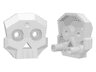 Rock Skull 1 x 4 x 3 Relief with Two Pins