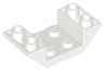 Slope, Inverted 45 4 x 2 Double with 2 x 2 Cutout