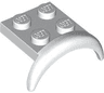 Vehicle, Mudguard 3 x 3 x 1 with Arch Round