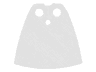 Minifigure Cape Cloth, Standard - Traditional Starched Fabric - 4.0cm Height