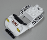 Duplo Cabin 4 x 7 x 2 Four Wheel Bike with Black Handlebars with 'ZOO' and Animal Stripes Pattern