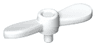 Minifigure, Propeller 2 Blade Twisted Tiny with Small Pin