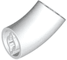 Brick, Round 2 x 2 D. 45 degrees Elbow (27.7mm Standing Height)