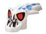 Minifigure, Head, Modified Bionicle Barraki Pridak Pattern