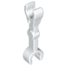 Arm Mechanical, Straight with Clips at 90 degrees (Vertical Grip)