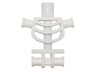 Torso Skeleton, Rounded Rib Cage and Thick Shoulder Pins