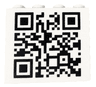 Panel 1 x 4 x 3 with Side Supports - Hollow Studs with Black QR Code Pattern