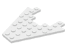 Wedge, Plate 8 x 8 with 3 x 4 Cutout