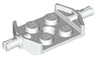 Plate, Modified 2 x 2 with Wheels Holder Wide and Hole