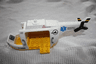 Duplo Helicopter Body Large with Yellow Base, White Tail, Black Tail Rotor