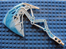 Bionicle Weapon Broad Axe with Marbled Trans-Light Blue Pattern