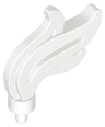 Minifigure, Plume Feather Triple Compact / Flame / Water with Small Pin