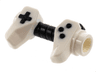 Minifigure, Utensil Game Controller, Holes on Sides for Bar with Molded Black Buttons and Center Handle Pattern