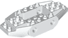 Vehicle, Base 4 x 10 x 1 2/3 with 4 Pin Holes