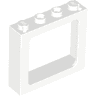 Window 1 x 4 x 3 Train - 2 Hollow Studs and 2 Solid Studs