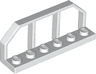 Plate, Modified 1 x 6 with Train Wagon End / Fence