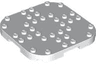 Plate, Modified 8 x 8 with Rounded Corners and 4 Feet