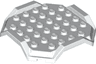 Plate, Modified 8 x 8 with Cut Corners, Raised Sides and 4 Feet