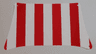 Cloth Sail 36 x 20 Bottom with Red Thick Stripes Pattern