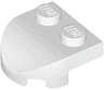 Brick, Round 2 x 2 x 2/3 Half Circle Extended with 2 Studs and Curved Top
