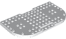 Brick, Modified 8 x 16 x 2/3 with 1 x 4 Indentations and 2 Rounded Corners