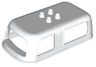 Duplo Car Body Bus Small Top Section with 2 Windows on Sides