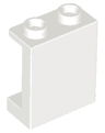 Panel 1 x 2 x 2 with Side Supports - Hollow Studs