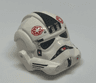 Minifigure, Headgear Helmet SW Stormtrooper Type 2, AT-AT Driver Red Imperial Logo Pattern