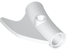Technic, Pin Connector Round Curved with Fin and Hole
