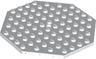 Plate, Modified 10 x 10 Octagonal with Hole