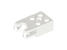 Technic, Brick Modified 2 x 2 with Ball Socket and Axle Hole - Straight Forks with Round Ends and Open Sides