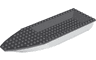 Boat, Hull Unitary 28 x 8 with Dark Bluish Gray Top (92710 / 92711)