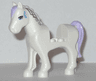 Horse, Friends Style with 2 x 2 Cutout with Blue Eyes and Face Decoration, Lavender Mane and Tail Pattern