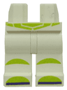 Hips and Legs with Lime Space Belt, Knee Pads and Boot Tips with Dark Purple Soles Pattern